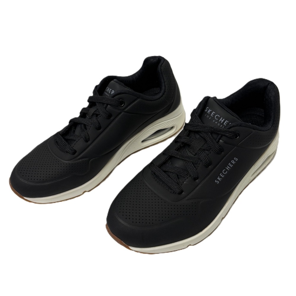 Skechers Air-Cooled Memory Foam Sneakers Women 8.5 Black Walking Shoes SN 73690‎
